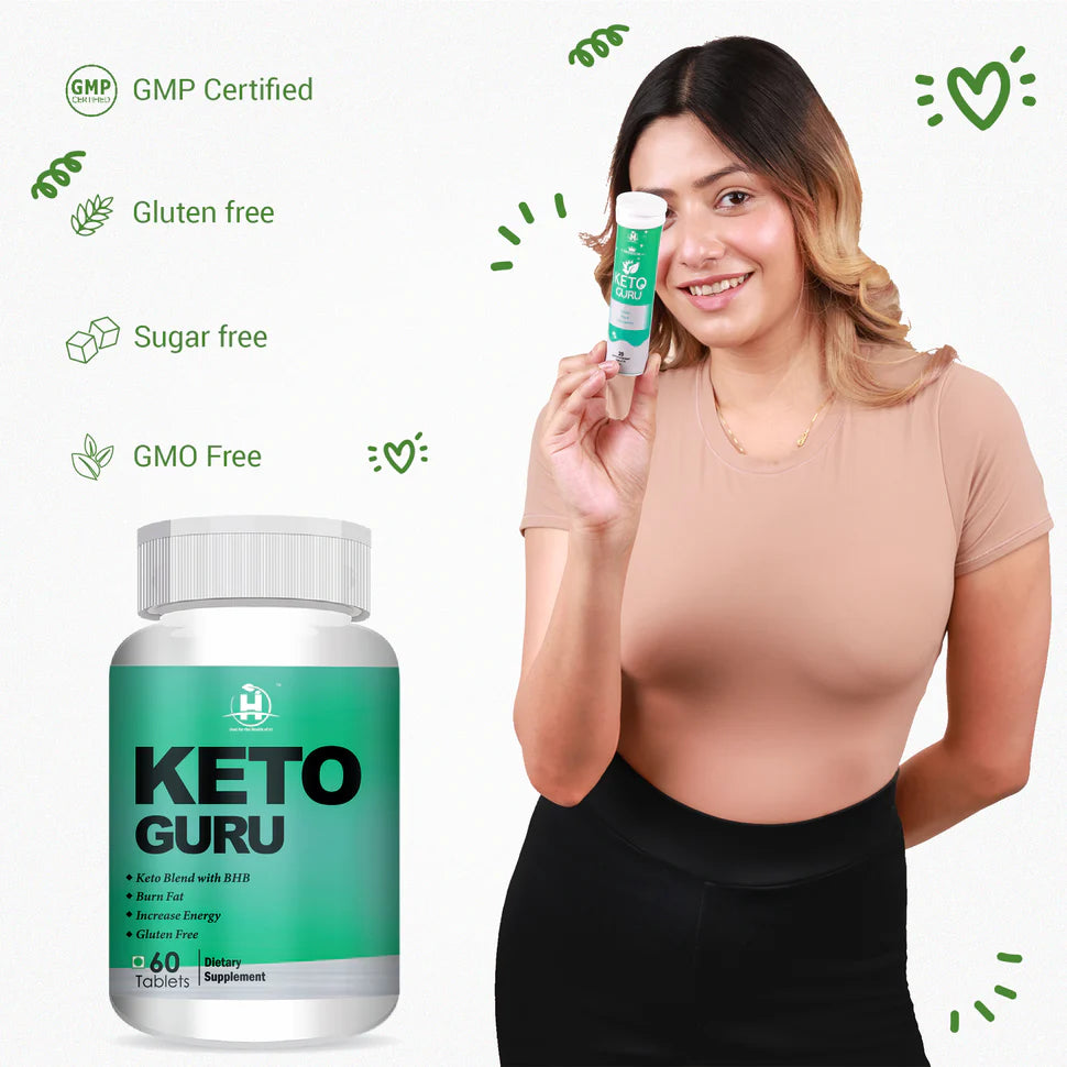 Keto Guru Tablets: Energía Cetogénica y Control Natural del Apetito